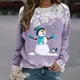 thumbnail image 1 of Pntutb Mujer Otoño e Invierno Impreso Camiseta Suelta Manga Larga Blusa Cuello Redondo Casual tops Pntutb Pntutb-2602, 1 of 6