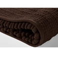 thumbnail image 4 of FUDAKUNA Brown Fluffy Thickened Chenille Bathroom Rugs Anti-slip Absorbent 20" x 32" Bath Mat Machine Washable, 4 of 7