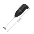 thumbnail image 4 of CHOK Electric Milk Frother  Handheld Battery Milk Foam Maker for Bulletproof coffee  Matcha  Hot Chocolate Stainless Steel Whisk Battery Operated Mini Drink Mixer Coffee Blender(Batteries, 4 of 6