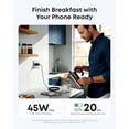 thumbnail image 6 of Anker Nano Charger, 45W Fast Charging, Compact and Foldable Plug USB C Charger Block Compatible for iPhone 17 Series, MacBook, Pixel 9, iPad, Samsung Galaxy S25 Ultra Series (6 ft Cable Included), 6 of 6