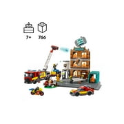 LEGO 60321 City Fire Brigade Building Kit; Multi-Model Playset
