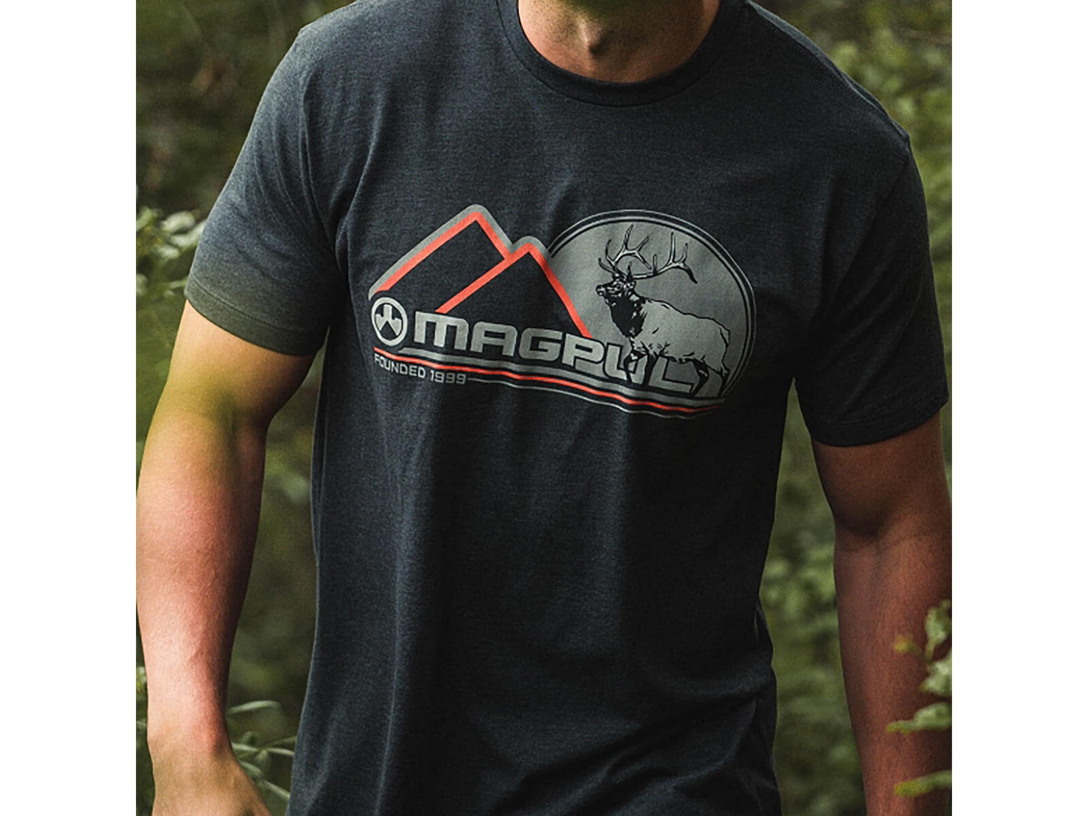 Magpul Men's Wapiti T-Shirt Charcoal Heather Medium
