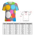 thumbnail image 2 of Colorful Dots T Shirts Basic T-Shirt Short Sleeve Ladies Tee Shirt Summer Graphic Clothing, 2 of 5