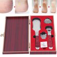 thumbnail image 3 of Kit de Limas para Pies de Pedicura de Madera de Acero Inoxidable Afeitadora de Callos Kit de Limas para Pies de Pedicura Raspador de Talón Juego de Herramientas de Pedicura ANGGREK Otros, 3 of 8