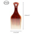 thumbnail image 2 of OPALESQUE Peine para Cabello Rizado, Paquete de 2, Levantamiento Afro Suave, Desenredado, Diente Ancho, sin Frizz, Herramienta de Peinado para Hombre, 2 of 7
