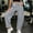 Gray, variant on WRFWUL Womens Wide Leg Sweatpants Loose Fit Casual Lounge Pants Elastic Waist Drawstring with Pockets Fall Winter Cozy Joggers Trousers