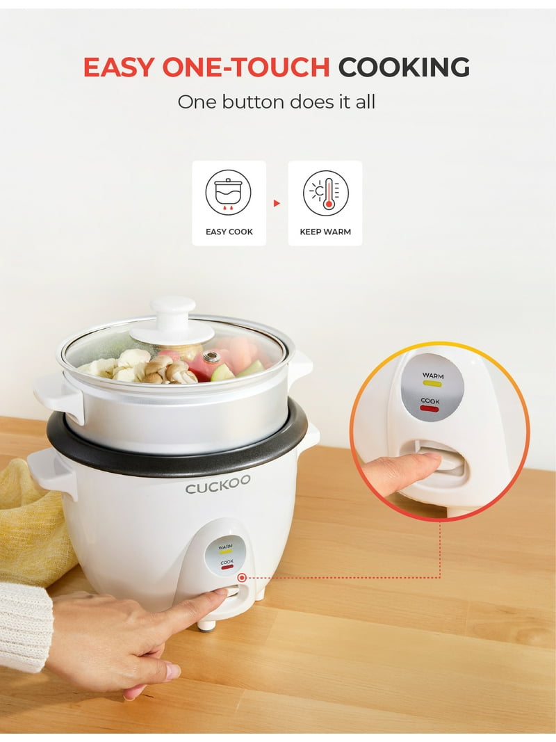 CUCKOO One Touch Rice Cooker 3-Cup (Uncooked) / 6-Cup (Cooked