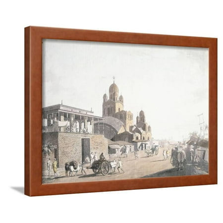 Street Scene, from 'Views in Calcutta', 1786-1788 Framed Print Wall Art By Thomas