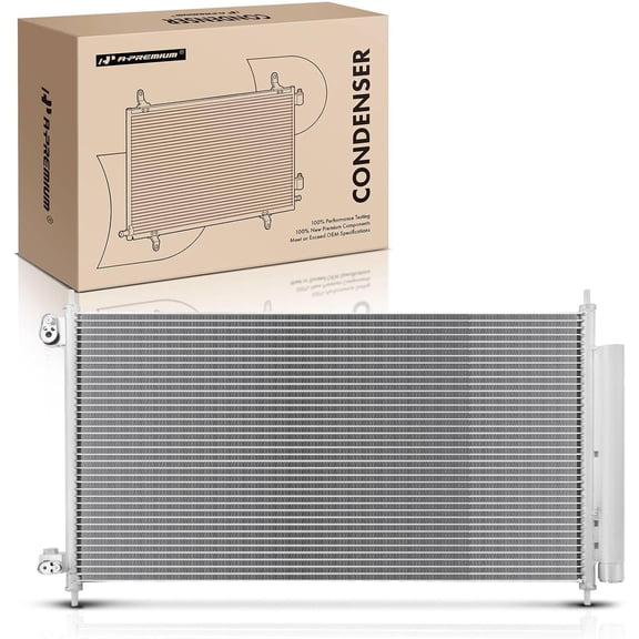 A-Premium Air Conditioning A/C Condenser Compatible with Acura TL 2004-2008 3.2L 3.5L, Replace# 3089, 80110SEPA01