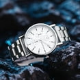 thumbnail image 1 of Relojes de pulsera cronógrafos de acero inoxidable para hombre, relojes de cuarzo de acero inoxidable para hombre, 1 of 7