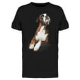 thumbnail image 1 of Portrait Of Boxer Dog Looking Up T-Shirt Men -Image by Shutterstock, Male 3X-Large, 1 of 2