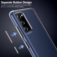 thumbnail image 4 of for Samsung Galaxy S20 FE 5G Case, Hard Plastic Back & Soft TPU Frame Thin Crystal Clear Designed Non-Slip Shockproof Protective Phone Cover, 6.5 inch, 4 of 7