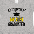 thumbnail image 4 of Inktastic Congrats My Aunt Graduated with Cap Girls Toddler Dress, 4 of 5