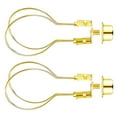thumbnail image 5 of 2Pcs Lamp Shade Light Bulb Clip Adapter Lamp Shade Holder Clip on Lampshade Adapter Bulb Spring Clip Easy to Install, 5 of 9