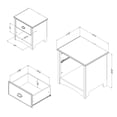 thumbnail image 3 of South Shore Willow 1-Drawer Nightstand, Multiple Finishes, 3 of 5
