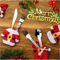 thumbnail image 1 of Fundas navideñas para cuchillos y tenedores, diseño moderno, impermeables, para el hogar y restaurantes, fundas protectoras, decoración elegante, artículos esenciales para la cocina y el comedor., 1 of 9