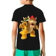 thumbnail image 2 of Super Bowser Kids T-Shirt 3d Printed Graphic T-Shirts Boys And Girls Short Sleeve Shirts For Youth Kids X-Small, 2 of 8