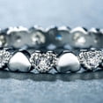 thumbnail image 5 of Xinyolin Women's Heart Shape Cubic Zirconia Ring - Sweet Fashion Finger Ring for Wedding, 5 of 8