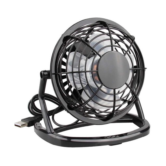 Yuarrent Ventilador silencioso USB Ventiladores de refrigeración eléctricos universales Mini ventiladores Enchufe Pequeño escritorio 4 Electrodomésticos