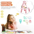 thumbnail image 4 of Kids Drawing Projector Table - Mini Trace Draw Projector Toy (Yellow Giraffe), 4 of 7