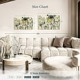 thumbnail image 4 of Elephant Stock Snow Day Gray Flower Wall Art - Horizontal Canvas Wall Art - Living Room Wall Decor - Floral And Botanical Canvas - Gray And Yellow Decor By Shirley Novak - 36" x 24", 4 of 8