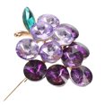 thumbnail image 1 of GOOHOCHY Pins de broche de uva para mujeres lindo uva fruta broche estapa de solapa boho placa de solapa para mujeres traje de vestir, 1 of 7