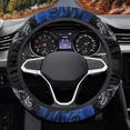 thumbnail image 3 of America Flag Camouflage Car Steering Wheel Cover Stretch-on Fabric Neoprene Comfortable Grip Automotive Steering Wheel Protector Adult Anti-Slip Universal 14-15 inch Machine Washable, 3 of 10