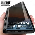 thumbnail image 2 of Luxury Mirror Flip Case For Samsung Galaxy S24 S23 S22 S21 S20 Ultra Plus S10 S9 Leather Cover For Samsung Note 20 Ultra 10 Plus, 2 of 5