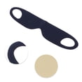 thumbnail image 3 of Unique Bargains 1 Pc Black Ear-hook Eyes Sleep Mask Soft Eye Shade Cover for Rest Navy Blue Medium, 3 of 6