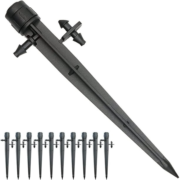 WOVTE 25 Pcs Drip Irrigation Emitters, Adjustable Flow 020 GPH