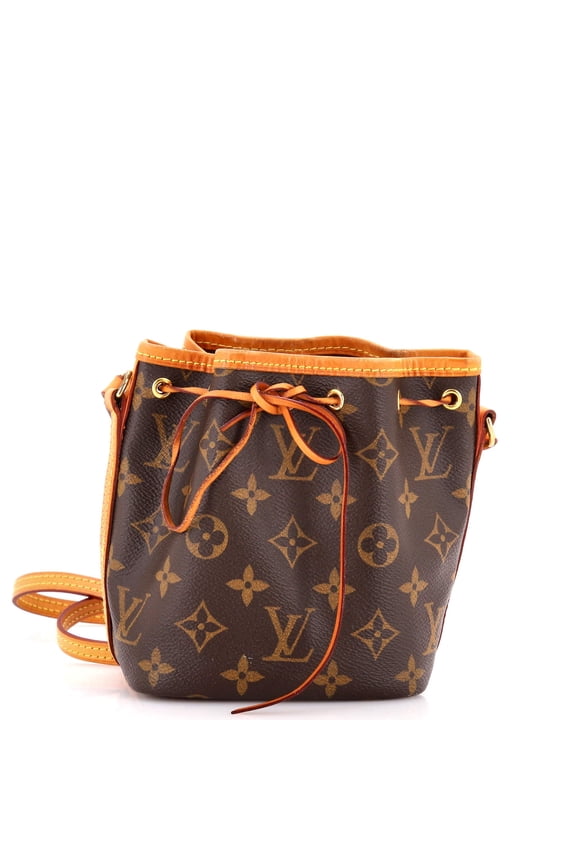 Pre-Owned Noe Handbag Monogram Canvas Nano By Rebag