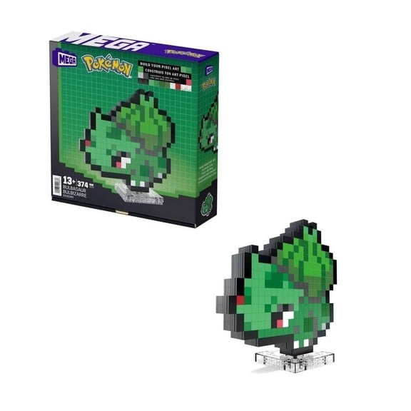 Juguete de Construcción Mega Pokémon Bulbasaur Píxel