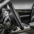 thumbnail image 3 of FH Group Perforated Genuine Leather Steering Wheel Cover Fits 14.5 - Gray/Black, 3 of 4