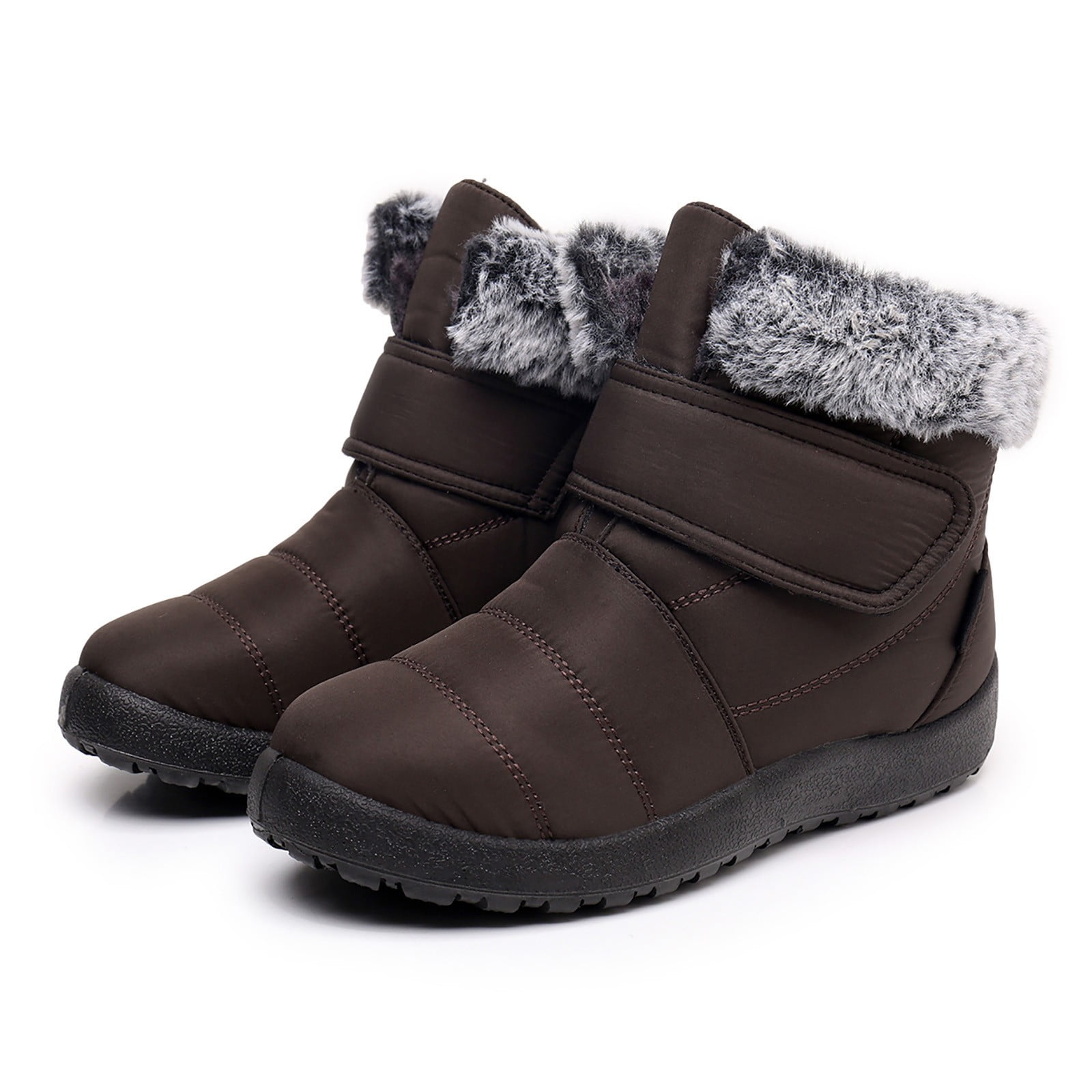 Yinguo Womens Snow Boots Warm Waterproof Comfortable Slip On Outdoor ...