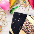 thumbnail image 7 of Happy 25th Birthday Backdrop Banner Step and Repeat 25 Years Old Background Decorations for Women Men Her Him Photography Party Supplies Glitter Black Gold, 7 of 7