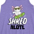 thumbnail image 2 of Instant Message - Shred Alotl - Toddler and Youth Girls A-line Dress, 2 of 5
