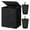 Black, variant on iFaveorr 154L Laundry Hamper with Lid and 2 Removable Laundry Bags, Large Collapsible 2 Dividers Dirty Clothes Basket with Handles for Bedroom Laundry Room Closet Bathroom, Black