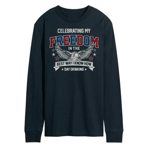 Instant Message - Celebrating My Freedom - Men's Long Sleeve T-Shirt