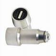 thumbnail image 5 of 3.1A Car Charger for Moto G Stylus 5G (2022) Phone - 2-Port USB Power Adapter Stainless Steel J1Y Compatible With Motorola Moto G Stylus 5G (2022), 5 of 6