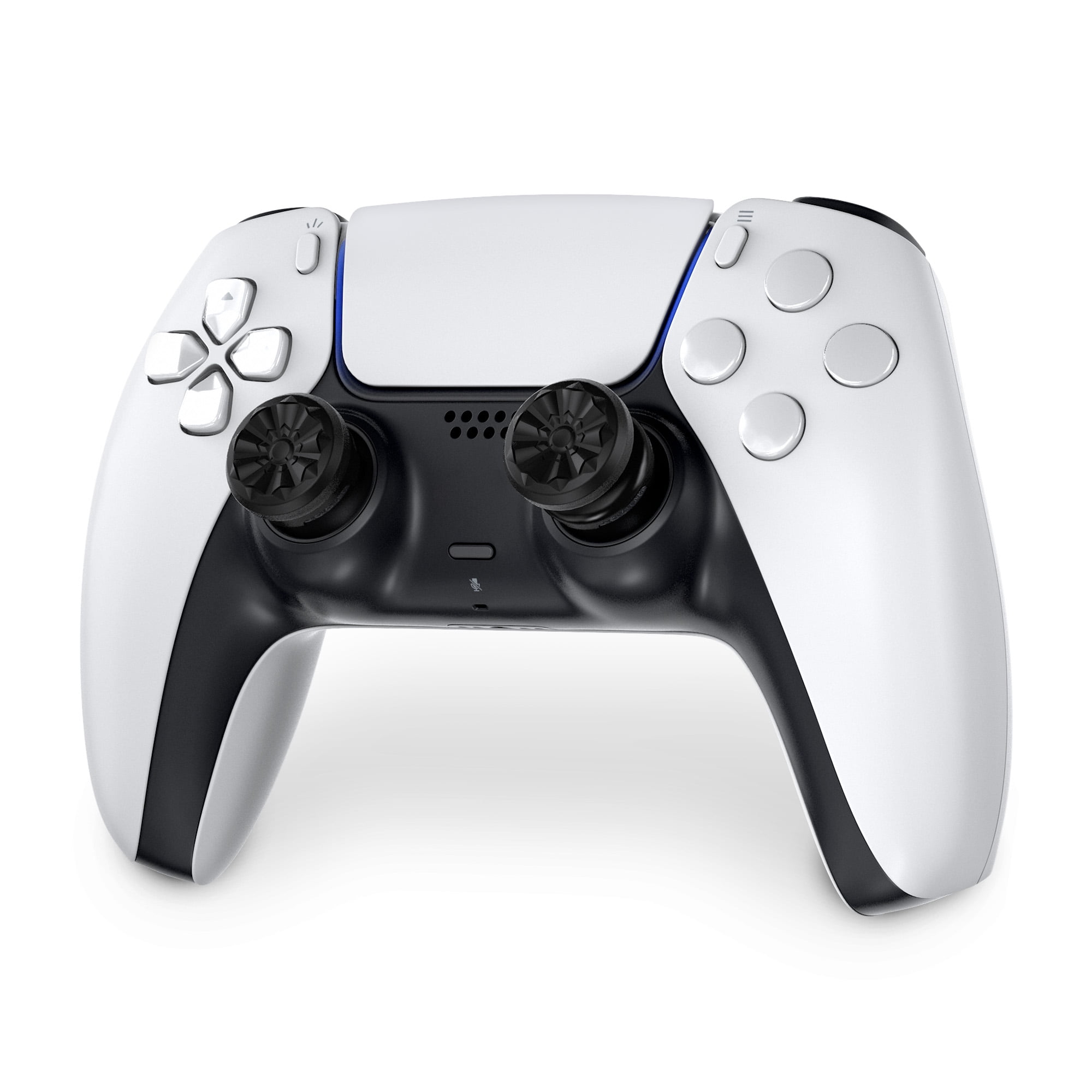 KontrolFreek FPS Galaxy Black for PlayStation Controller PS5 and PS4 - Performance Thumbsticks - 1 High-Rise and 1 Mid-Rise - Galaxy Black