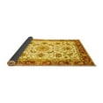 thumbnail image 2 of Ahgly Company Indoor Rectangle Abstract Yellow Modern Area Rugs, 4' x 6', 2 of 4