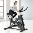 thumbnail image 6 of POOBOO Indoor Stationary Magnetic Cycling Exercise Bike Machine for Home Cardio and Workout 350 Lbs., 6 of 8