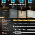 thumbnail image 3 of VEVOR Drill Bit Set 246PCS Screwdriver Bit Set with Carrying Case Multi-purpose, 3 of 9