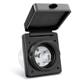 thumbnail image 1 of 30 AMP RV Shore Power Inlet 125V Twist Lock Receptacle NEMA L5-30P Enclosed Lockable Flanged Male Plug Inlet Box, 1 of 7
