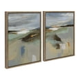 thumbnail image 3 of Kate and Laurel Sylvie Big Sur I and II Framed Canvas Wall Art Set by Nikita Jariwala, 2 Piece 18x24 Gold, Abstract Landscape Art Set for Wall, 3 of 6