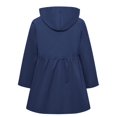 thumbnail image 4 of Betusline Gabardina de un solo botonadura para ni&ntilde;as, de 2 a 12 a&ntilde;os, 1 Azul marino, 11-12 A&ntilde;os, 4 of 7