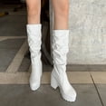 thumbnail image 2 of Awdenio Bottes d'Hiver pour Femmes Semelle Épaisse Imperméable Plateforme Talon Haut, 2 of 8