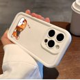 thumbnail image 3 of Creative cartoon phone case suitable for iPhone 15  14  13  11  12 Pro Max 7  8 Plus X XS Max XR shock-absorbing liquid silicone, 3 of 6
