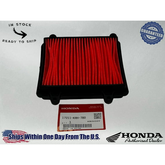 Honda Genuine OEM Authentic Air Filter 17211-KRH-780