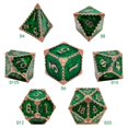 thumbnail image 4 of 7 Uds. de accesorios de poliédrico números grande RPG suministro de varios lado juego de rol Irregular para adultos DND RPG Verde CUTICAT dados poliédricos, 4 of 5